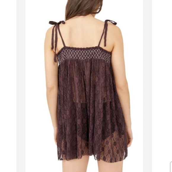 NWT FREE PEOPLE RULE THE WORLD LACE ROMPER $78 - Picture 2 of 6